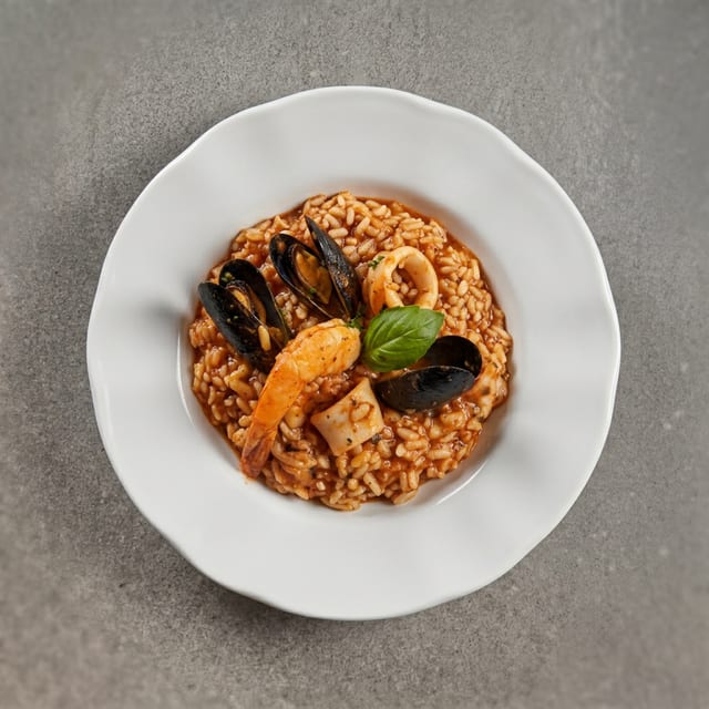 Seafood Risotto.