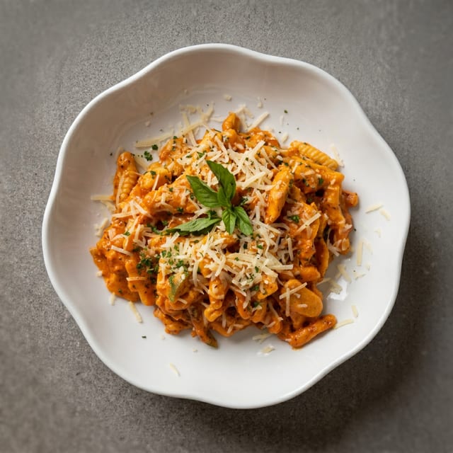 Chicken Vodka Cavatelli.